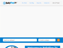 Tablet Screenshot of bellyflop.tv